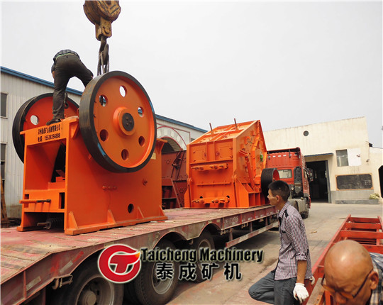 时产200吨石料生产线发往浙江